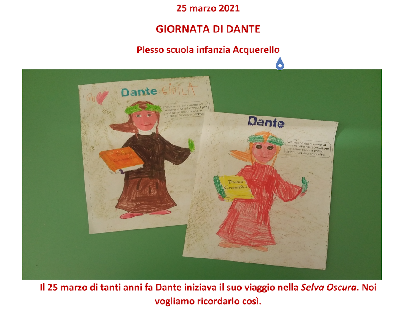 Dantedì cartellone